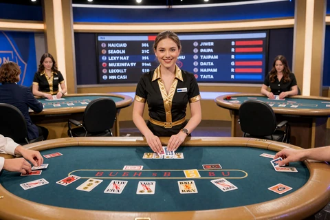 Multiplayer Blackjack VZN von Playtech als Casino-Spielkarte im Total Casino