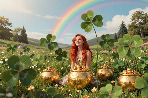 Clover Lady von Wazdan als Casino-Spielkarte im Total Casino