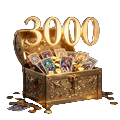 Goldene Schatztruhe symbolisiert &uuml;ber 3.000 Casino Spiele im Jahr 2026
