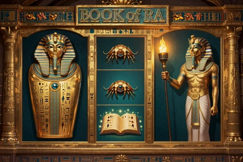 Book of Ra Deluxe von Greentube als Casino-Spielkarte im Total Casino